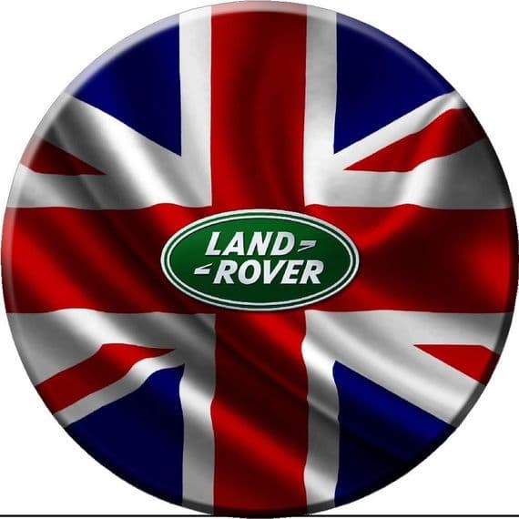 GB LAND ROVER FLAG 4x4 Spare Wheel Cover DECAL STICKER