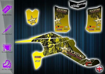 HYOSUNG 450 TE STICKERS - GRAPHICS KIT - DECAL - HYOSUNG TE450 GRAPHICS - 233938965488