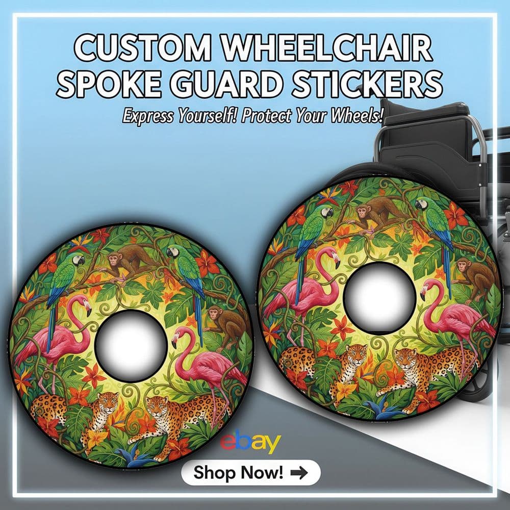Above Sticker Jungle Safari Animals Paradise wheel136
