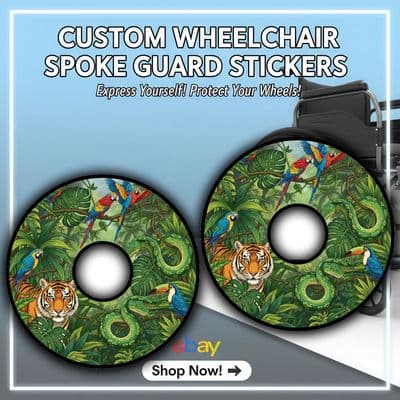 Jungle Safari Parrots & Tiger Wheel Cover wheel146