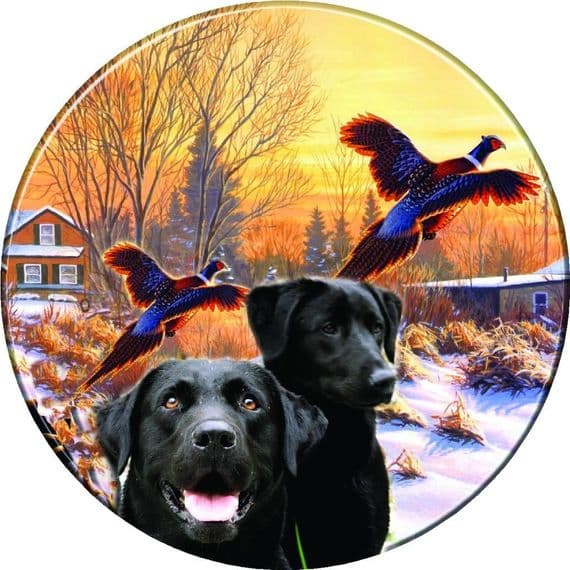 LABRADOR RETREVIER 4x4 Spare Wheel Cover DECAL STICKER