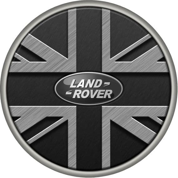 LAND ROVER UNION JACK  4x4 Spare Wheel Cover DECAL STICKER