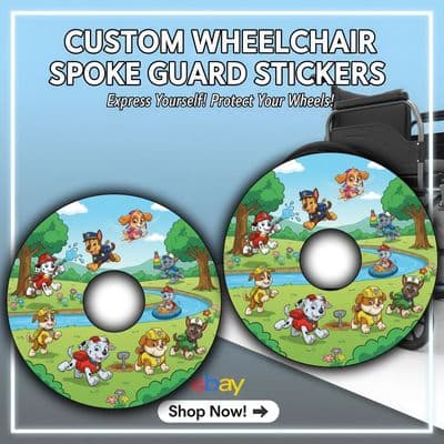 Paw Patrol Pups Outdoor Adventure Spoke Guard Design wheel270