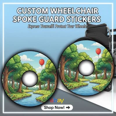 Peaceful Forest Stream with Balloon wheel200