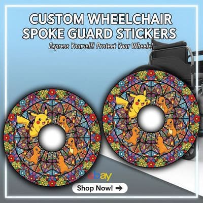 Pikachu & Charmander Pokémon Stained Glass Floral Art wheel283