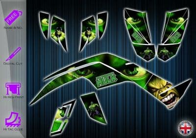 QUADZILLA 450  SPORT STICKERS - GRAPHICS KIT - DINLI DECALS - GRAPHICS KIT