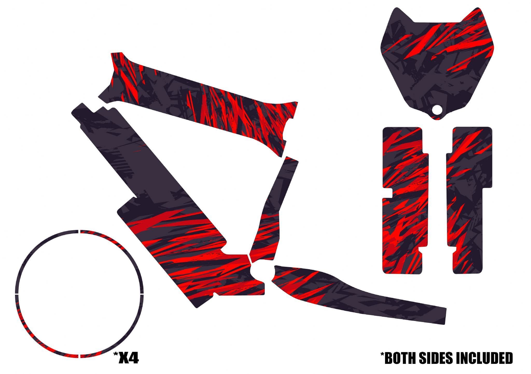 Revvi 18 Stickers Revvi Graphics Kit revvi 18 stickers revvi 18 Wrap ...