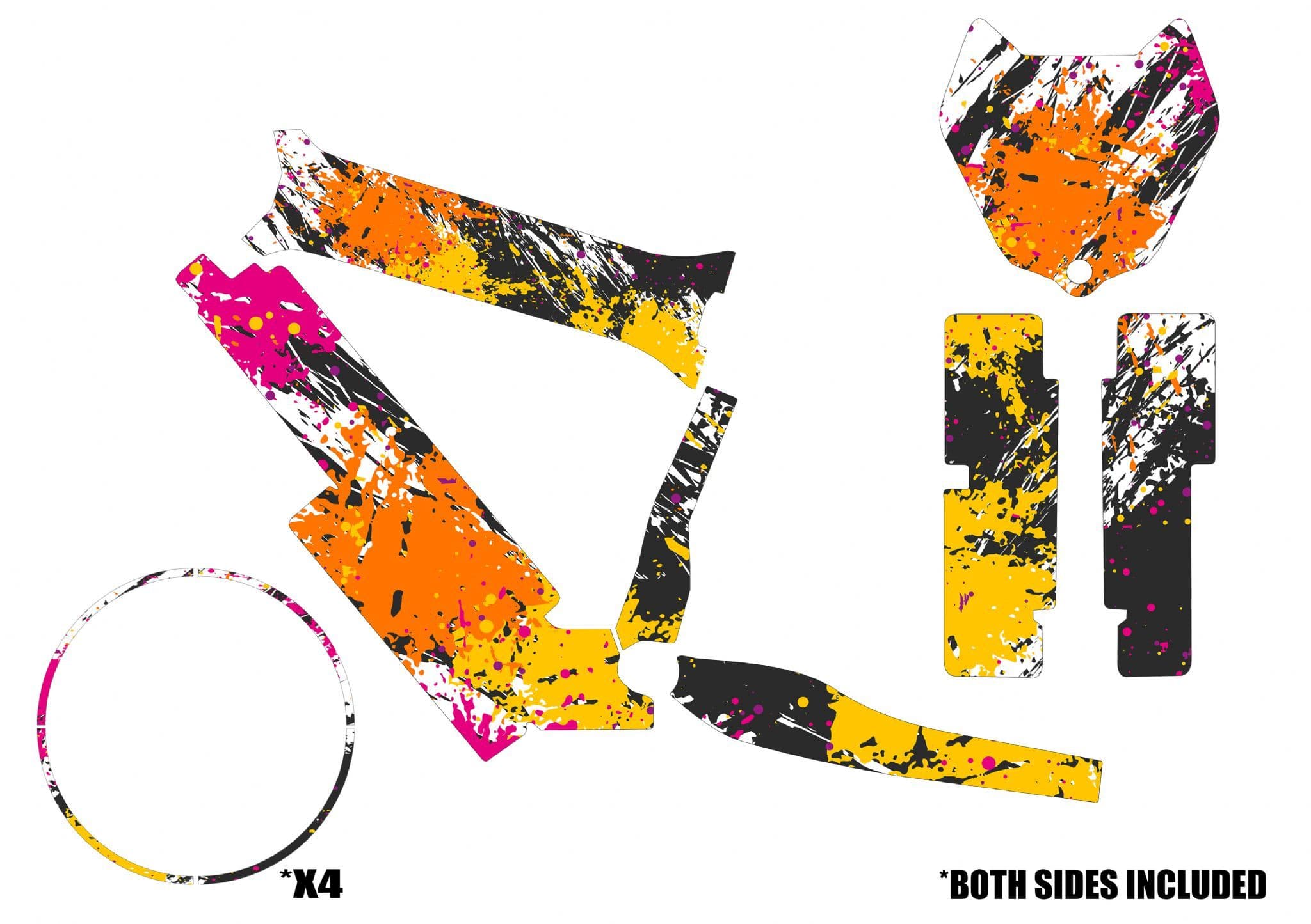 Revvi 18 Stickers Revvi Graphics Kit revvi 18 stickers revvi 18 Wrap ...