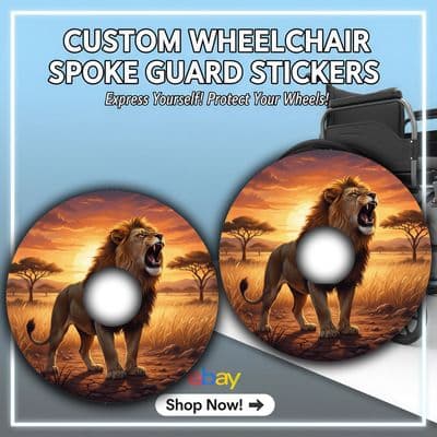 Roaring Sunset Lion Safari Art wheel124