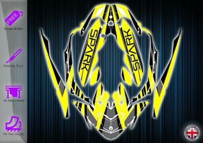 SEA DOO SPARK STICKER KIT - SEA-DOO GRAPHICS KIT - SEA DOO DECALS  SEA DOO SPARK - 254912253186