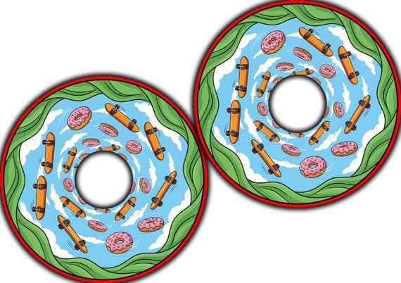 Skateboards and Donuts Fun wheel30