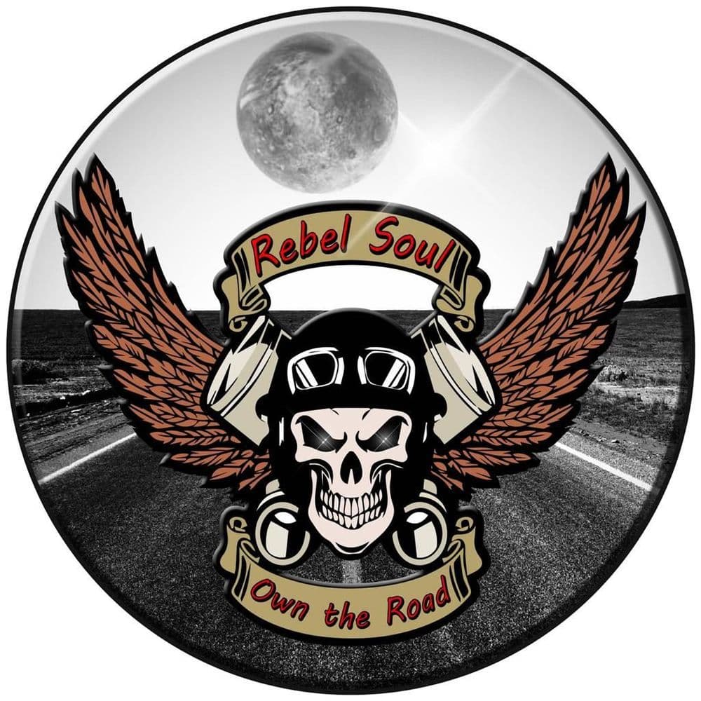 SKULL RIDER 4x4 Spare Wheel Cover DECAL STICKER