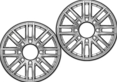 Sleek Metallic Wheel Spoke Guards wheel14