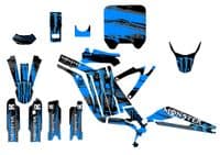 Sur-Ron Light Bee Graphics kit, Surron Decals, Surron wrap, Surron Sticker Kit EB3-BLUE