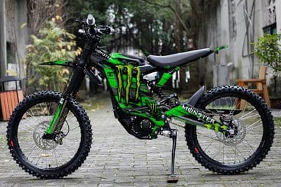 Sur-Ron Light Bee Graphics kit, Surron Decals, Surron wrap, Surron Sticker Kit EB3-GREEN