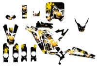 Sur-Ron Light Bee Graphics kit, Surron Decals, Surron wrap, Surron Sticker Kit EB-15-YELLOW