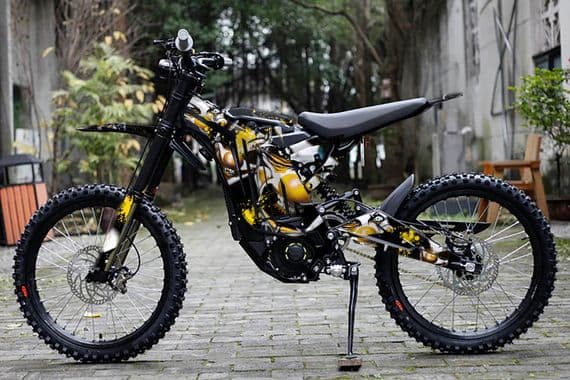 Sur-Ron Light Bee Graphics kit, Surron Decals, Surron wrap, Surron Sticker Kit EB-15-YELLOW