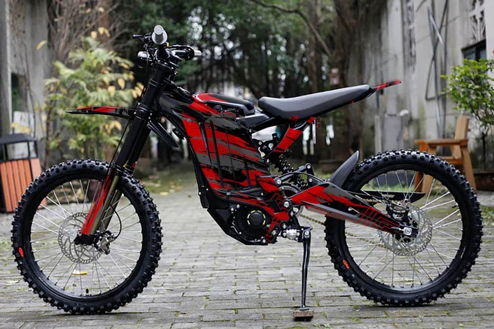 Surronster Rtr Red Sur-Ron Light Bee Graphics kit Surron Decals Surron wrap Surron Sticker ...