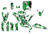 Sur-Ron Light Bee Graphics kit, Surron Decals, Surron wrap, Surron Sticker Kit EB5-GREEN