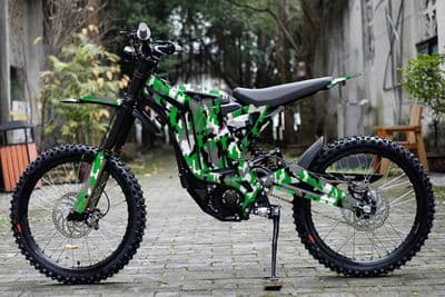 Sur-Ron Light Bee Graphics kit, Surron Decals, Surron wrap, Surron Sticker Kit EB5-GREEN