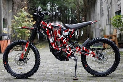 Sur-Ron Light Bee Graphics kit, Surron Decals, Surron wrap, Surron Sticker Kit EB5-RED