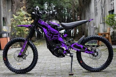 Sur-Ron Light Bee Graphics kit, Surron Decals, Surron wrap, Surron Sticker Kit EB7-PURPLE