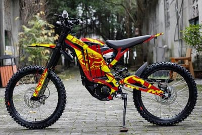 Sur-Ron Light Bee Graphics kit, Surron Decals, Surron wrap, Surron Sticker Kit EB7-YELLOW-RED