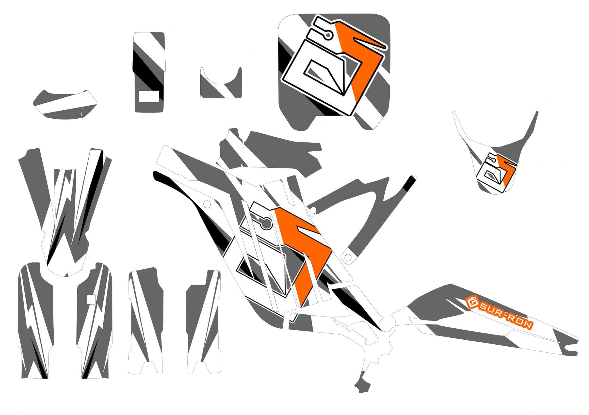 Sur-Ron Light Bee Graphics kit Surron Decals Surron wrap Surron Sticker ...
