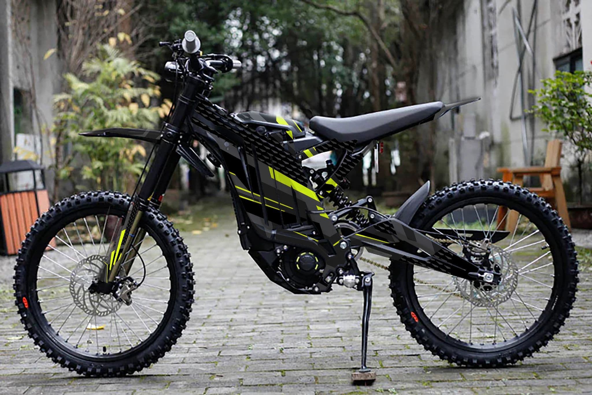 Sur-Ron Light Bee Graphics kit Surron Decals Surron wrap Surron Sticker ...