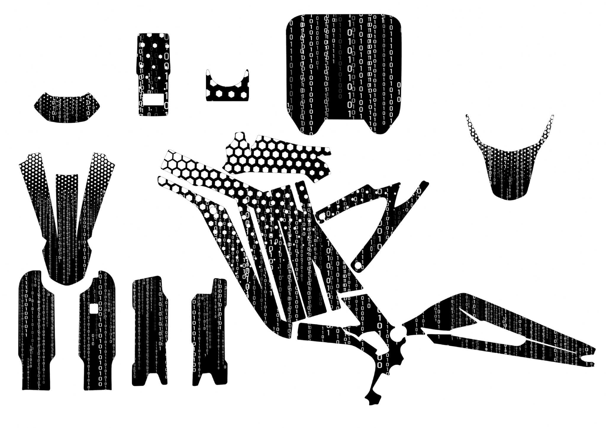 Sur-Ron Light Bee Graphics kit Surron Decals Surron wrap Surron Sticker ...