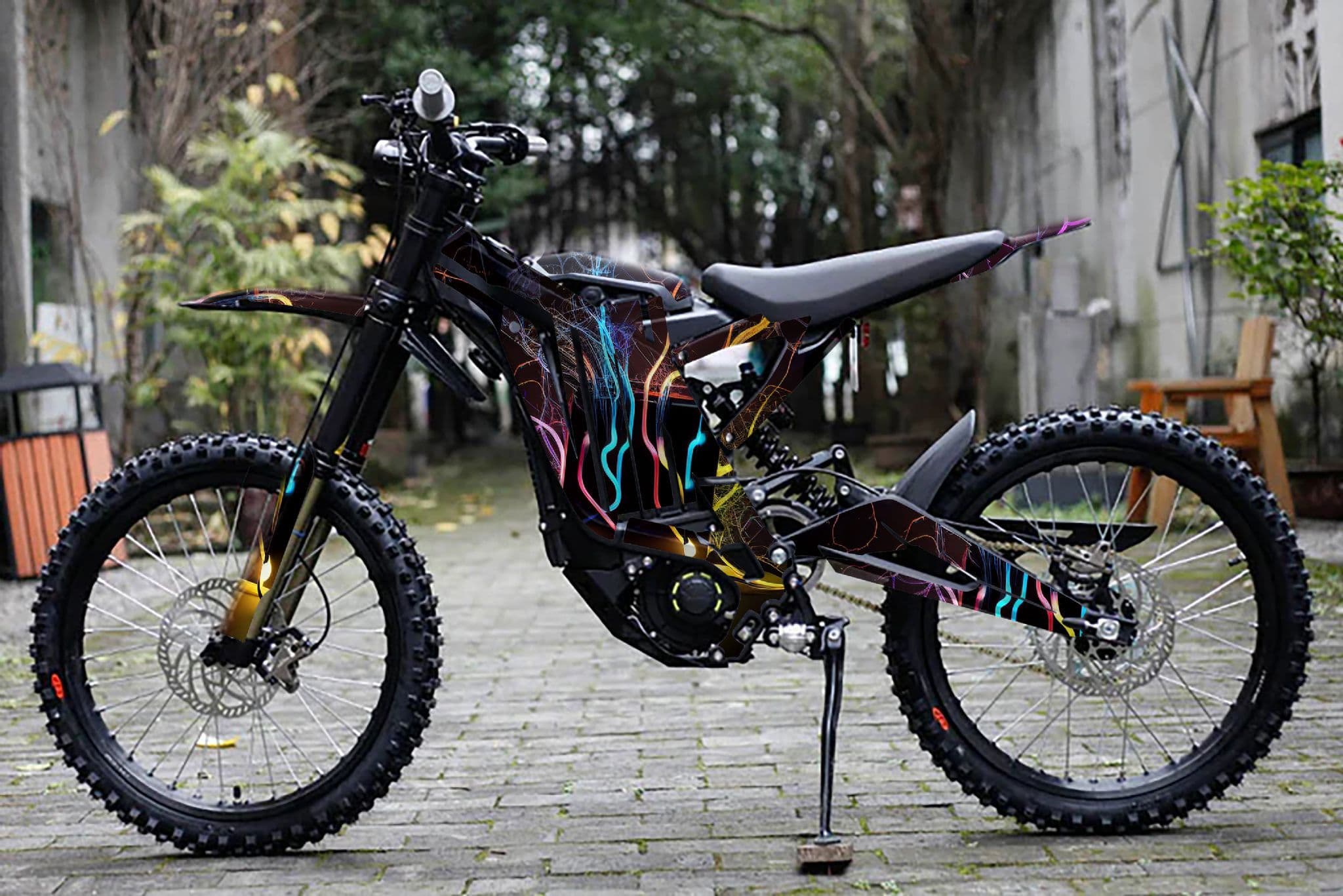 Sur-Ron Light Bee Graphics kit Surron Decals Surron wrap Surron Sticker ...