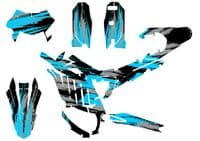 Sur-Ron Ultra Bee Graphics kit, Surron Decals, Surron wrap, Surron Sticker Kit EB285-LIGHT BLUE