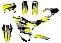 Sur-Ron Ultra Bee Graphics kit, Surron Decals, Surron wrap, Surron Sticker Kit EB285 YELLOW