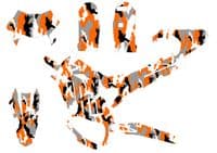 Sur-Ron Ultra Bee Graphics kit, Surron Decals, Surron wrap, Surron Sticker Kit EB286-ORANGE