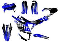 Sur-Ron Ultra Bee Graphics kit, Surron Decals, Surron wrap, Surron Sticker Kit EB285-BLUE