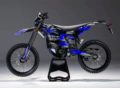 Sur-Ron Ultra Bee Graphics kit, Surron Decals, Surron wrap, Surron Sticker Kit EB285-BLUE