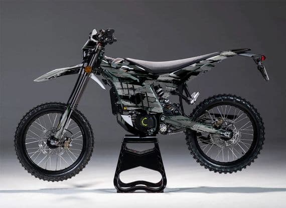 Sur-Ron Ultra Bee Graphics kit, Surron Decals, Surron wrap, Surron Sticker Kit EB285-GREY