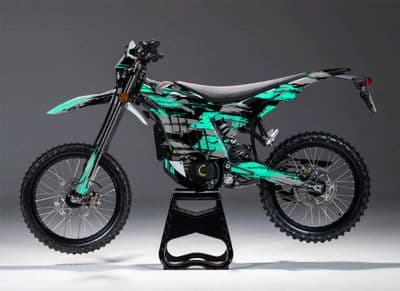 Sur-Ron Ultra Bee Graphics kit, Surron Decals, Surron wrap, Surron Sticker Kit EB285-LIGHT GREEN