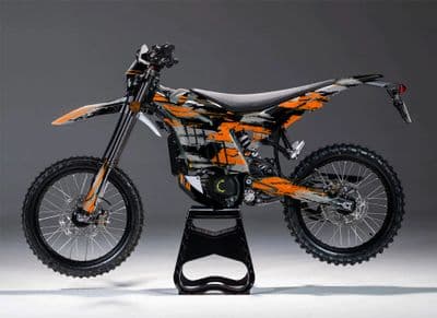 Sur-Ron Ultra Bee Graphics kit, Surron Decals, Surron wrap, Surron Sticker Kit EB285-ORANGE