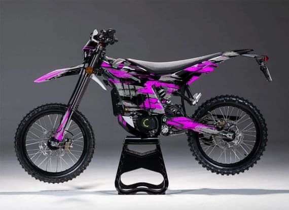 Sur-Ron Ultra Bee Graphics kit, Surron Decals, Surron wrap, Surron Sticker Kit EB285-PINK