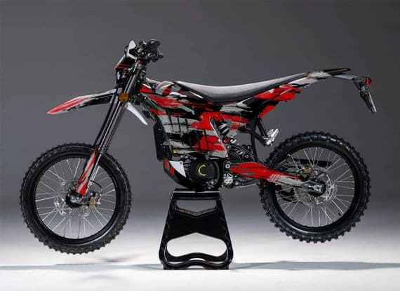 Sur-Ron Ultra Bee Graphics kit, Surron Decals, Surron wrap, Surron Sticker Kit EB285-RED