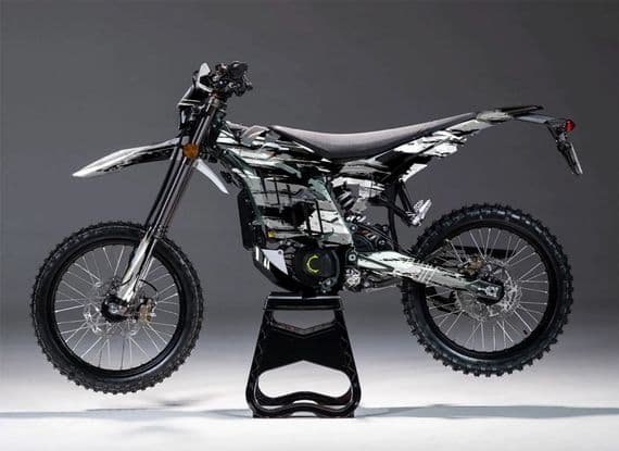 Sur-Ron Ultra Bee Graphics kit, Surron Decals, Surron wrap, Surron Sticker Kit EB285-WHITE