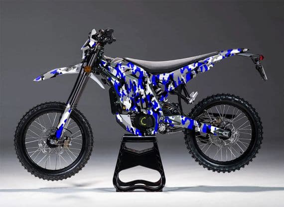 Sur-Ron Ultra Bee Graphics kit, Surron Decals, Surron wrap, Surron Sticker Kit EB286 BLUE