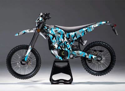 Sur-Ron Ultra Bee Graphics kit, Surron Decals, Surron wrap, Surron Sticker Kit EB286-LIGHT BLUE