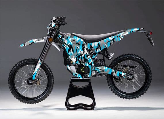 Sur-Ron Ultra Bee Graphics kit, Surron Decals, Surron wrap, Surron Sticker Kit EB286-LIGHT BLUE