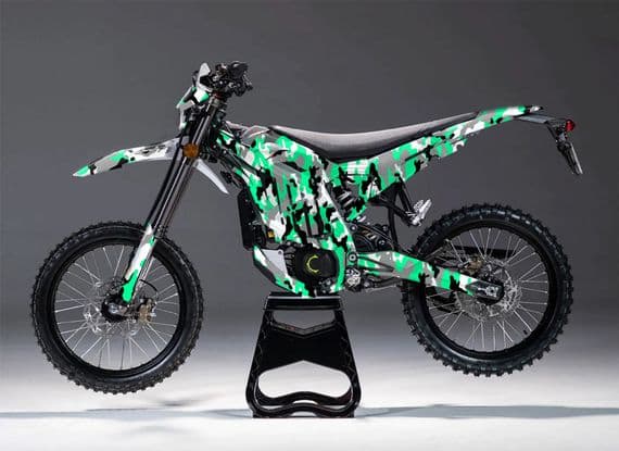 Sur-Ron Ultra Bee Graphics kit, Surron Decals, Surron wrap, Surron Sticker Kit EB286-LIGHT GREEN