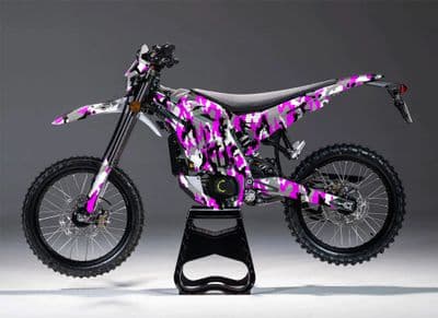 Sur-Ron Ultra Bee Graphics kit, Surron Decals, Surron wrap, Surron Sticker Kit EB286-PINK