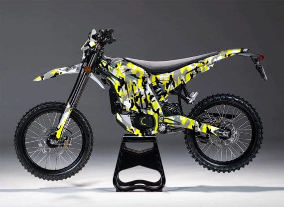 Sur-Ron Ultra Bee Graphics kit, Surron Decals, Surron wrap, Surron Sticker Kit EB286-YELLOW