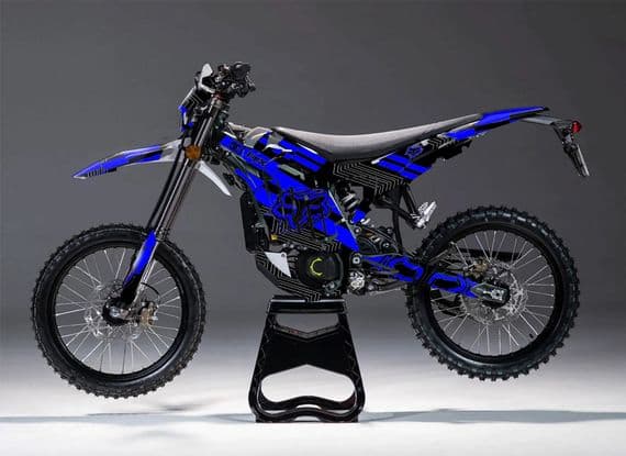 Sur-Ron Ultra Bee Graphics kit, Surron Decals, Surron wrap, Surron Sticker Kit EB287-BLUE