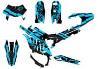 Sur-Ron Ultra Bee Graphics kit, Surron Decals, Surron wrap, Surron Sticker Kit EB287 - LIGHT BLUE